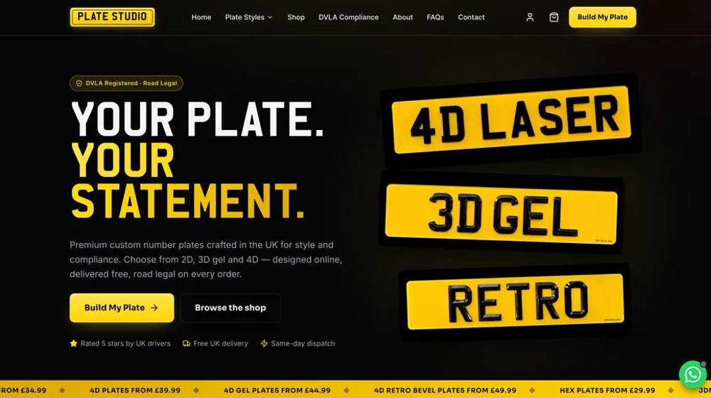 Plate Studio website